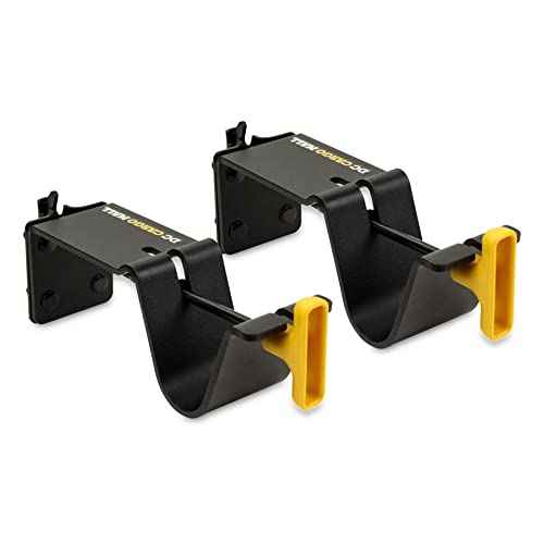 DC Cargo Mall E Track Tool Holder with Locking Handle ? (2 Pack) Heavy Duty Weed Eater, Trimmer & Shovel Rack for Enclosed Trailers
