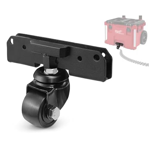 Front Wheels Compatible for Milwaukee Packout Rolling Tool Box,Packout Caster Wheels Accessories for Packout Tool Box,Making Transportation Easier