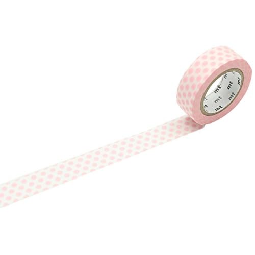 mt Masking Tape 1P "Dot Strawberry Milk" Washi Masking Tape - Strawberry Milk