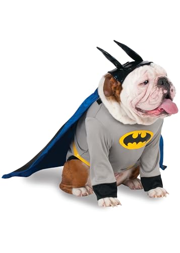DC Comics Superheroes: Batman Pet Costume for Dogs or Cats by Rubies, XL
