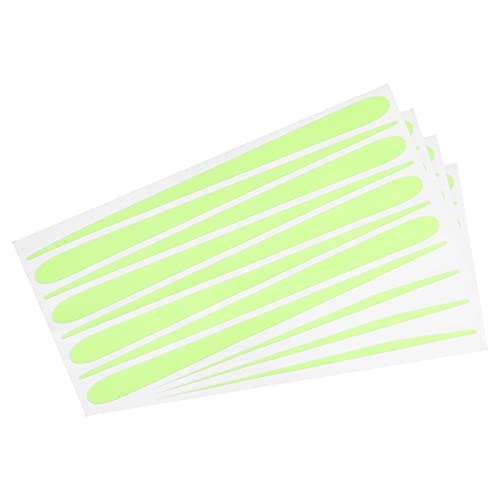 MECCANIXITY Glow in The Dark Tape Shooting Star,0.5" 32 Glow Star Sticker Green for Walls Parties Marking Decorations