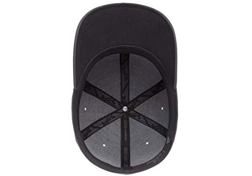 Flexfit Mens Delta Seamless Baseball Cap, Dark Grey, Large-X-Large US