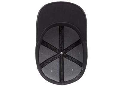 Flexfit Mens Delta Seamless Baseball Cap, Dark Grey, Large-X-Large US