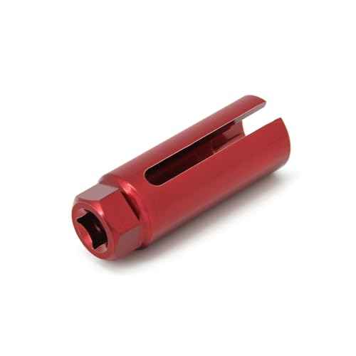 Oxygen Sensor Socket with Side Wire Cutout 1/2¡± Inch Drive x 7/8¡±(22mm) O2 sensor socket removal Tool for Vehicles (Red)