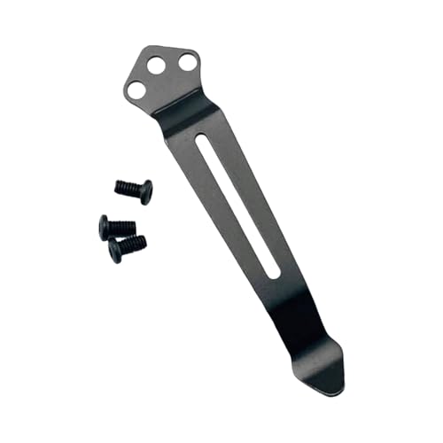 1x Black Deep Carry Pocket Knife Clip Replacement Tools Accessories + 3 Pocket Knife Screws Portable for Benchmade 535