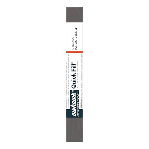 Mohawk Finishing Products Quick Fill Putty Burn-in Stick Wood Filler, Extra Dark Walnut M320-0004, 1 Count