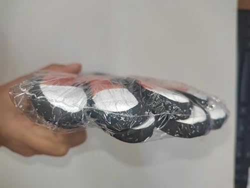 Vgo... Chainsaw Gloves 12-Layer Protection on Both Hands, Safety Goat Leather Foresty Work Gloves with Touchscreen(M,Orange,1 pair)
