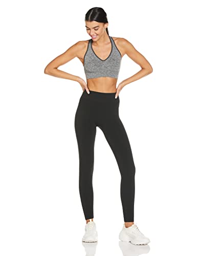 Hanes Women's Get Cozy Racerback Bra, Gravel Grey Heather, X-Large