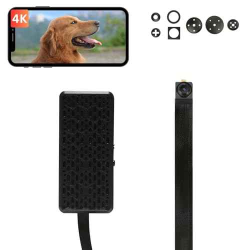 XXAXX WiFi 4K Ultra HD Hidden Camera, Video Cam with Motion Detection, App Control, Cloud & SD Storage, 800mAh Battery, Video-only