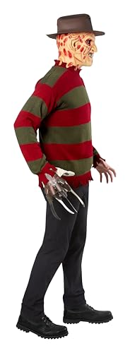 Rubies Men's Nightmare On Elm St Deluxe Adult Freddy Sweater, Multicolor, X-Large for themed parties and Halloween
