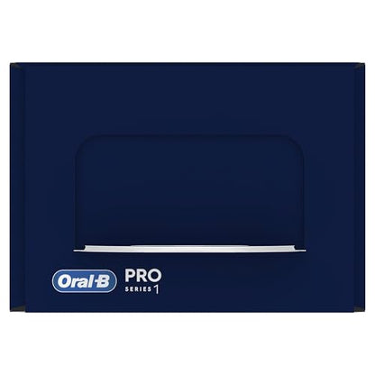 Oral-B Pro 1 Electric Toothbrushes Adults, Oral B Electric Toothbrush, With 3D Cleaning, 1 Toothbrush Head, Gum Pressure Control, 2 Pin UK Plug, Blue, Travel Electric Toothbrush