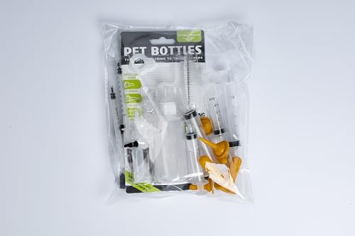 Aidiyapet Kitten Bottles, Pet Feeding Syringe Nipple Bottles, Puppy Kitten Whelping Kit, for Puppy Squirrels Rabbit and Other Newborn Pets (18Pack)