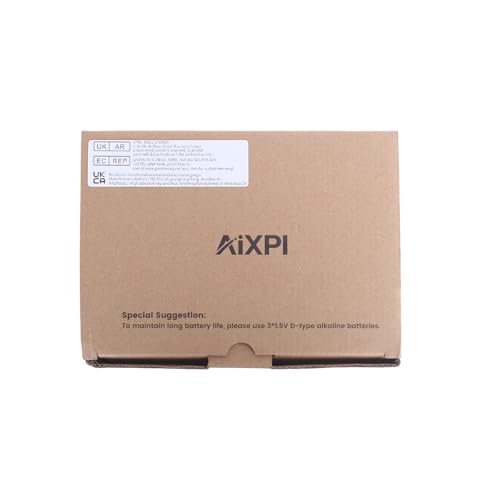 AIXPI Battery Powered Outdoor Lights, 240 Led Security Lights Outdoor Motion Sensor PIR, IP65 Waterproof Outdoor Wall Lights Wireless Flood Lights Indoor for Gardern Yard Porch Garage, White 1 Pack