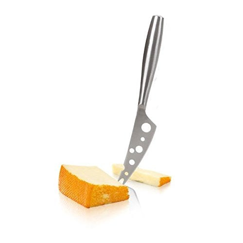 BOSKA Stainless Steel Cheese Knife - Copenhagen Nr.2 For All Types of Cheese - Multi-Functional Cheese Slicer - Handheld Slicer - Silver Non-Stick - Dishwasher Safe - For Kitchen Cooking