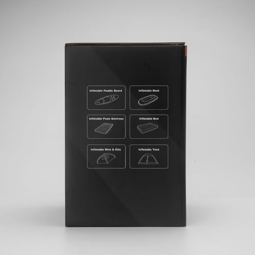 AIRBANK Paddle Board Pump Electric 20PSI The Puffer Pro, Portable SUP Pump, Dual-Stage Inflation & Auto-Off Air Pump for Stand up Paddle Boards, Kayak, Inflatables, Boats, Tent, Mattress, Kite Wings