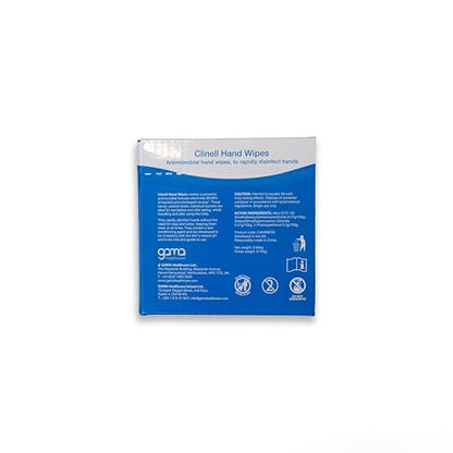 Clinell Antimicrobial Hand Wipes Ideal for Travel - 20 Packs of 8 Wipes - Dermatologically Tested, Kills 99.99% of bacteria & viruses