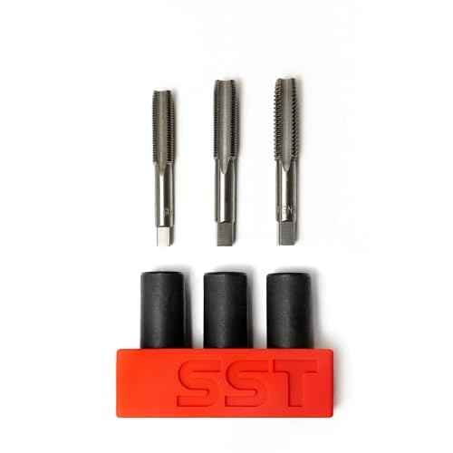 SST - Tap Socket Wrench - 3-Piece Adapter Set - Snug, Secure, & Durable - Easy Storage & Organization - Fits All Number & Fractional M.C.T.I. Standard Taps - Up to 1/2" - Designed in the USA