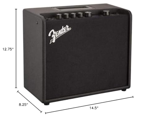 Fender Mustang LT25 Guitar Amp, 25-Watt Combo Amp, with 2-Year Warranty, 30 Preset Effects with USB Audio Interface for Recording
