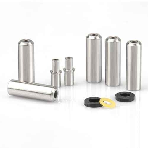 Medium Steel Nozzle Combo Pack Compatible with Siphon Sandblasting Guns, Siphon Sand Blast Gun Nozzle Tip Parts Enhance Sandblasting Power & Boost Efficiency, Providing a Superior Performance Upgrade