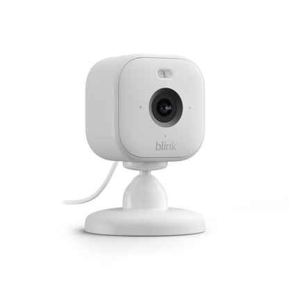 Blink Mini 2 (newest model) — Home Security & Pet Camera with HD video, color night view, motion detection, two-way audio, and built-in spotlight — 1 camera (White)