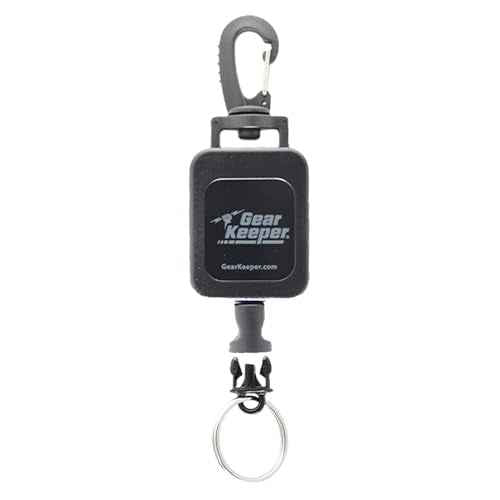 Gear Keeper Trauma Shears Tether - Snap Clip Mount Retractable Keychain for First Responders & Firefighters - EMT Gear Ideal for First Aid Scissors & Other Medical Supplies - Made in USA
