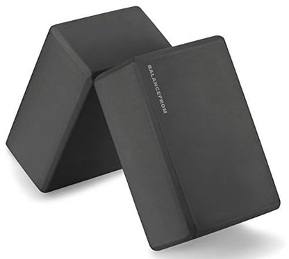Fitvids Set of 2 High Density Premium - EVA Yoga Blocks, 9"x6"x4" Each