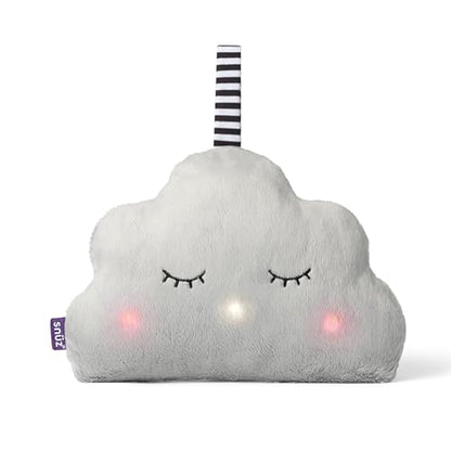 SnuzCloud 3-in-1 White Noise Machine - Baby Sleep Aid with Soothing Pink Noise and Sensory Lights, Newborn Essential for The Cot, Crib, and More, Adjustable Volume, Lightweight and Portable