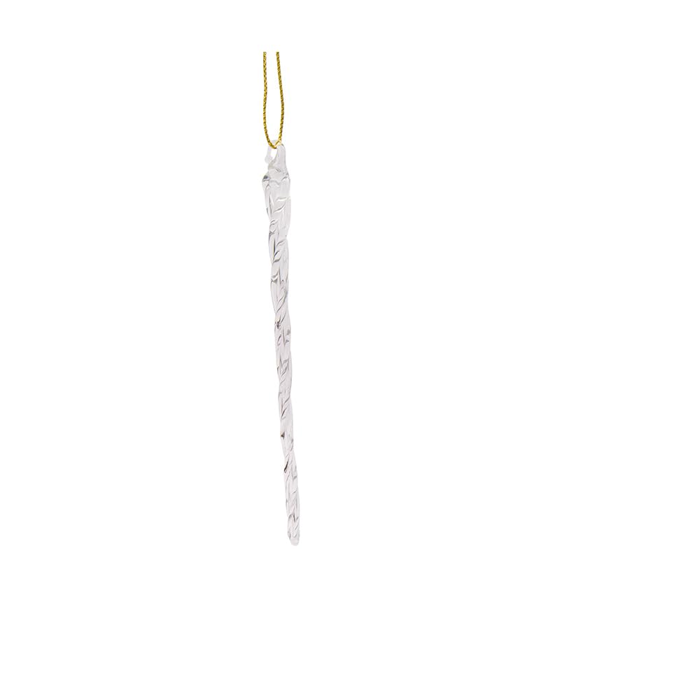 Kurt Adler 5-1/4-Inch Glass Icicle Ornament 12-Piece Box Set