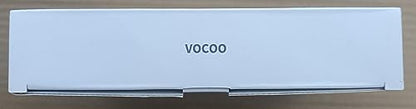 VOCOO Wireless Thermometer Indoor Outdoor Hygrometer with 1 Remote Sensors,Digital Humidity Temperature Gauge Meter Monitor with Backlit Clock Min/Max Value, ℉/℃ Air Indicator for Home, Greenhouse