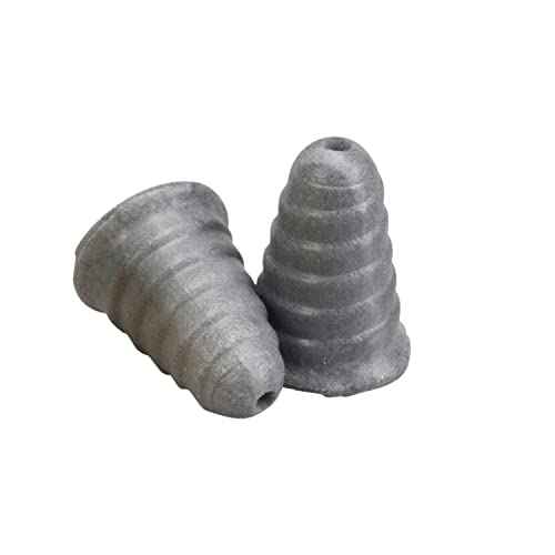 3M PELTOR Skull Screw Communication Tip Replacements, Pack of 10, CE Approved, Replacement Skull Screws Eartips, Push to Fit Style, Hearing Protection, Gray
