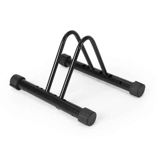 Metal Bike Storage Rack, Floor Stand for 3 Bicycles, Outdoor Loop Parking Holder for Garage, Shed (1 paragraph)