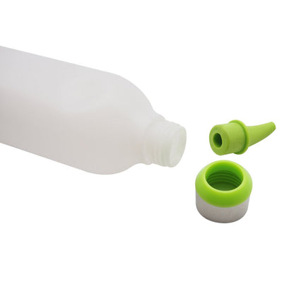 Lancoon 4Pcs Squeeze Condiment Bottles 450ml/16oz Plastic Sauce Dispenser Bottle for Hot Sauce BBQ Ketchup Syrup Salad Dressing Mustard Olive Oil