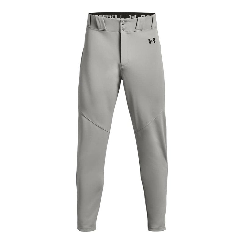Under Armour Men's Utility Baseball Pants 22, (080) Baseball Gray / / Black, 3X-Large