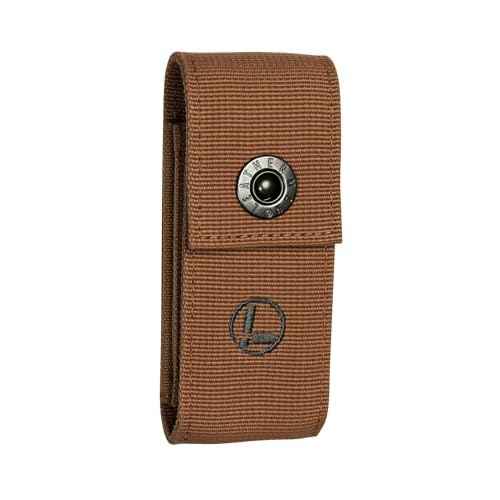 LEATHERMAN, Premium Nylon Snap Sheath, Fits 3.25" to 4.5" Multi-Tools, Sienna, Medium