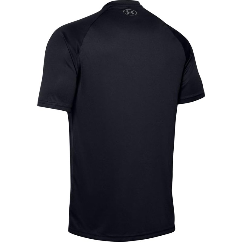 Under Armour Men's Velocity 2.0 Short Sleeve T Shirt, (001) Black / / Pitch Gray, Large