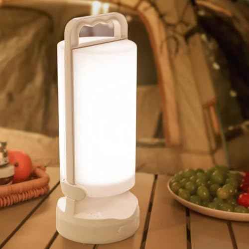 Camping Lantern LED Solar Lights, Rechargeable Waterproof Outdoor Camping Essentials, Dimmable Lanterns for Power Outages, Camp Gear, Emergency, Indoor