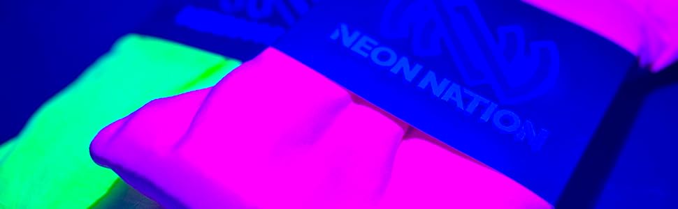 High Waisted Leggings for Women - Stretchy Seamless Full Length Pants - Neon 80s Colored Costume One Size