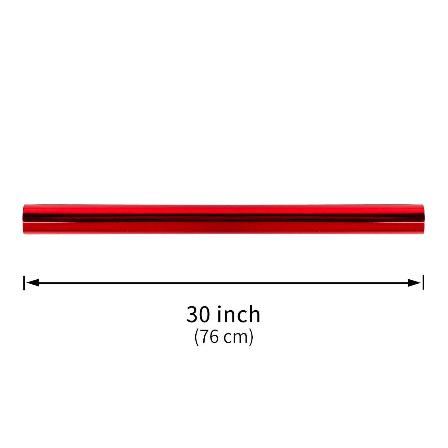 RUSPEPA Red Metallic Wrapping Paper - 81.5 Sq Ft - Solid Color Paper Perfect for Wedding,Birthday,Christmas,Baby Show - 30 inches x 32.8 feet