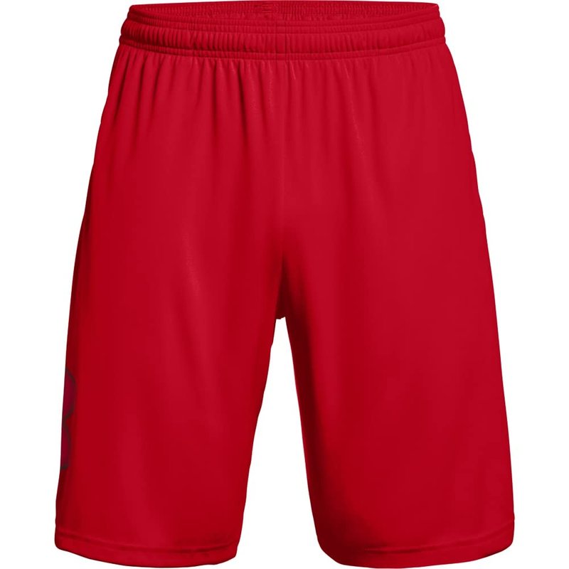 Under Armour Men's Tech Graphic 10" Shorts, Red (601)/Black, Small