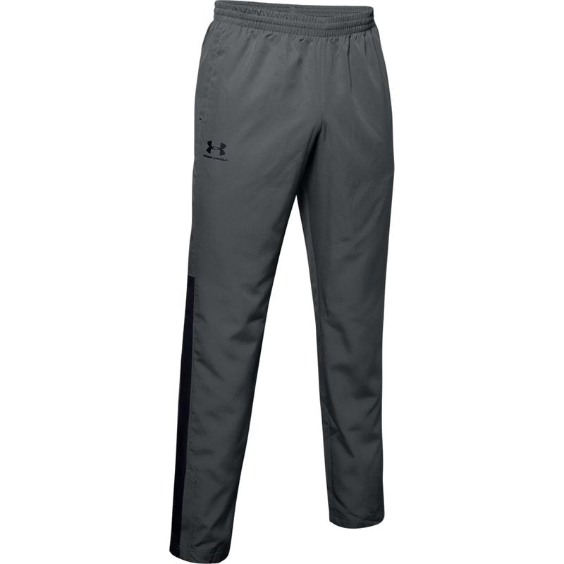 Under Armour Men's Woven Vital Workout Pants , Pitch Gray (012)/Black, Large