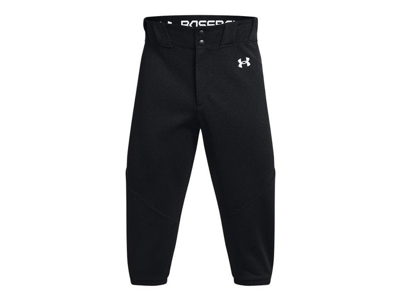 Under Armour Men's Utility Baseball Knicker 22, (001) Black / / White, Medium