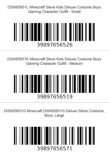 Steve Deluxe Minecraft Costume, Multicolor, Medium (7-8)