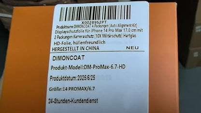 DIMONCOAT 4-PACK TOP 9H+ Glass for iPhone 15 Pro Privacy Screen Protector [Auto Alignment Kit] [10X Military Protection] UNBREAK Tempered Glass Film for iPhone 15 Pro 6.1 inch [Case Friendly]