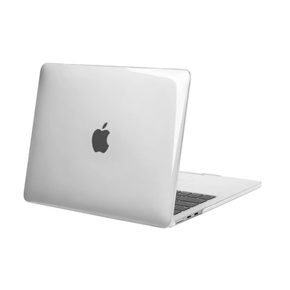 MOSISO Compatible with MacBook Air 13.6 inch Case M4 M3 M2 A3240 A3113 A2681, Protective Hard Shell Cover for MacBook Air Case M4 M3 M2 13 inch Touch ID 2025 2024 2023 2022 Release, Crystal Clear