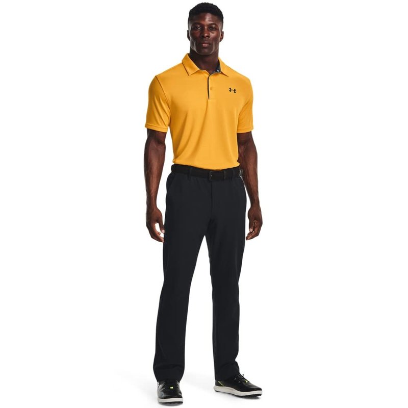 Under Armour Men's Tech Golf Polo, (782) Rise/Pitch Gray/Pitch Gray, Small Tall