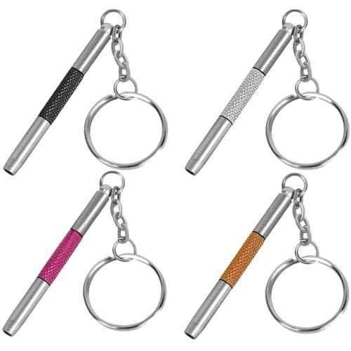 UNEAK - Eyeglass Screwdriver Repair Kit Silver Yellow Pink Black Precision 3 in 1 Mini Screwdrivers Set Keychain Glasses, Sunglasses, Sunglass, Watch, Electronics, Eyeglasses, Flat Head, Phillips, Hex