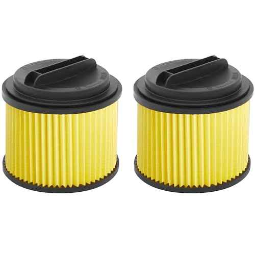 Fette Filter - Replacement Filter Compatible with Compatible with RYOBI PWV200 PWV201 PWV200B 18V ONE+ 4.75 Gal. Wet/Dry Vac, Compare to Part # A32RF03N. Pack of 2