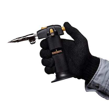 Bernz-O-Matic ST2200T Micro Flame Butane Torch Kit, Small, Black