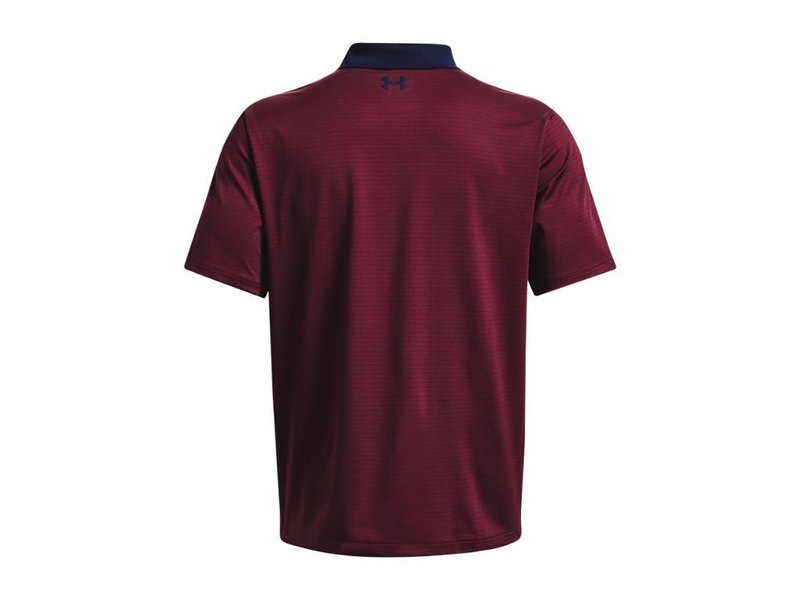 Under Armour Matchplay Printed Golf Polo Maroon/Midnight Navy LG
