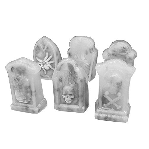 Silicone Ice Cube Trays Halloween RIP Gravestone Mold for Ice, Candy, Cake, Soap